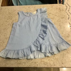 NWOT Tucker & Tate Chambray Top Size 8